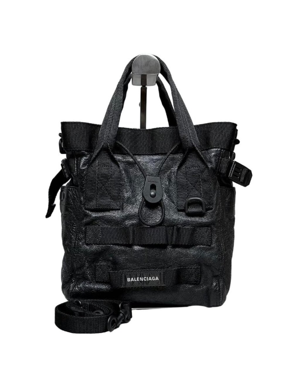 Balenciaga Army Tote Small Shoulder Bag Black